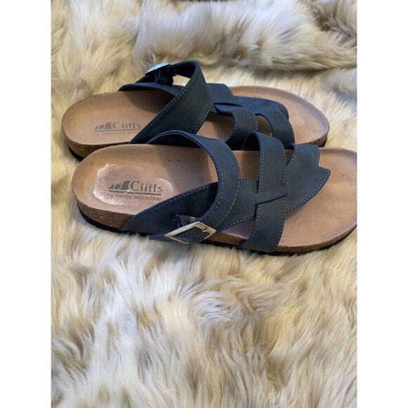 Cliffs By White Mountain Women's Blue Sandals Size 9M - Picture 5 of 8